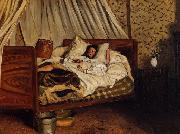 Frederic Bazille Monet after His Accident at the Inn of Chailly oil painting on canvas